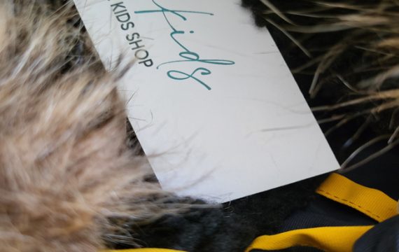 Yellow Winter Jacket With Faux Fur Hooded - Image 2